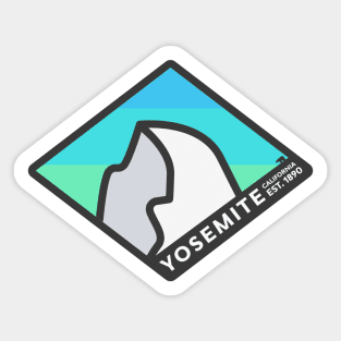 Yosemite National Park Badge Sticker